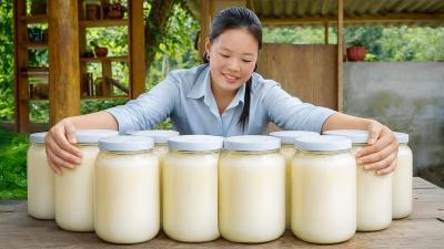 Traditional Ancient Cooking Recipes  Process of Rendering Pork Fat into Cooking Oil  Rural Life