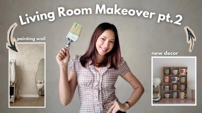 Turning My Home Pinteresty  Living Room Makeover pt.2  