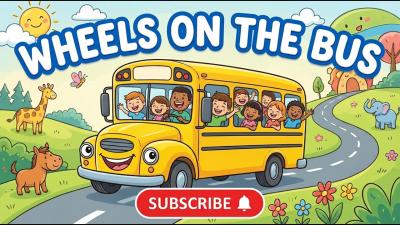 Wheels on the Bus  Nursery Rhymes for Kids  Kids Cartoon Songs