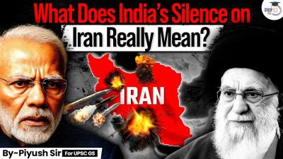 Why is India Silent on the Iran War  The Real Meaning Behind Indias Strategy  StudyIQ IAS