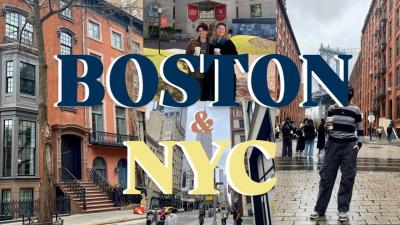 BOSTON  NEW YORK CITY  Travel Diary