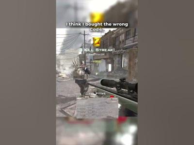 Bought the wrong game callofduty nostalgia