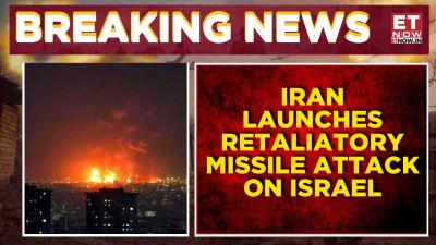 Breaking News Israel Under Attack Iran Targets Haifa Refinery In Massive Missile Strike  ET Now