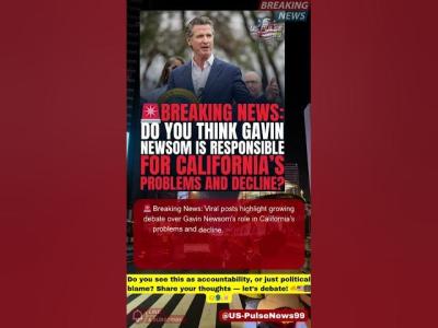  Breaking news USA Is Gavin Newsom Responsible for Californias Decline BreakingNews USPolitics 