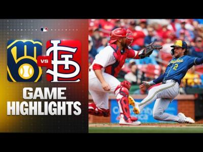 Brewers vs. Cardinals Game Highlights 5626  MLB Highlights