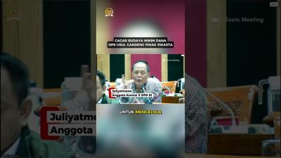 CAGAR BUDAYA MINIM DANA DPR USUL GANDENG PIHAK SWASTA