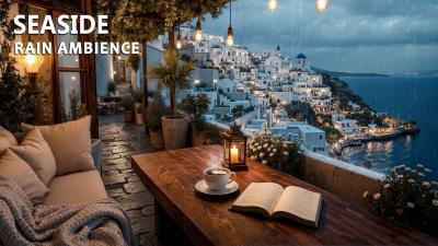 Cozy Rainy Day Jazz  Seaside Study Ambience with Warm Piano for Focus
