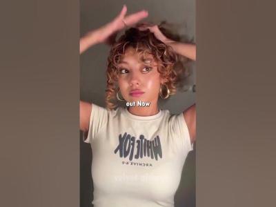 Curly Hair Bun Tutorial Easy Aesthetic Hairstyle