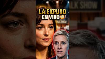 Dakota Johnson EXPONE A Ellen esto se puso incómodo RÁPIDO