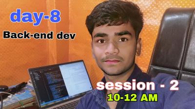 day8  Live Coding Session 2  Backend Development Complete  Developer Study Stream studyvlog