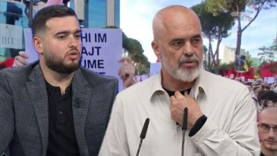 Demokrati live në studio Kam qenë në protestë nga dita e parë me gruan dhe qenin Fajin e ke Rama..