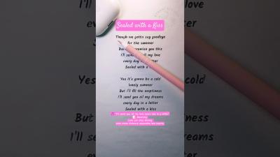 Easy English Karaoke  Sealed with a Kiss  Sing  Learn English