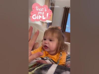 Elizabeth Johnston Boldens baby is absolutely adorable and already learning how to count numbers. 