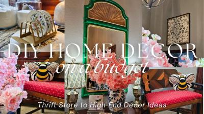 FROM THRIFTED TO GORGEOUS DIY MAKEOVERS THAT LOOK DESIGNER  Easy Home Décor Flips