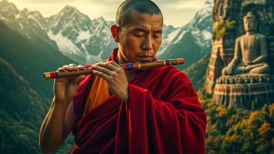 Healing Tibetan Flute  Powerful Mantra Music for Deep Meditation  Sleep  Tibetan Music