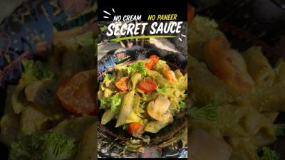 Healthy Broccoli Pasta Recipe  Zero Cream Zero Cheese Creamy Pasta  Weight Loss