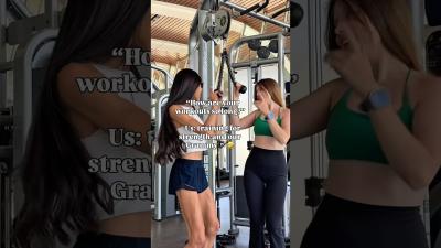 here is how our training sessions go fitness gymgirls fitnesstrend gymbesties fitnessgirls