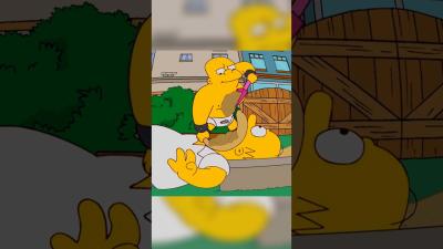 Homer cant defend even his daughter simpsonsfunnyclassiccartoons shorts