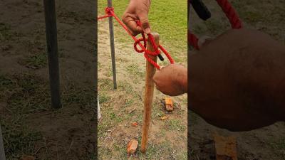 How to Tie Rope to a Pole knowledge camping shorts usa