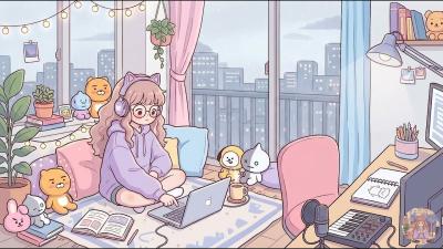 Its raining but life feels good Lofi Hip Hop Mix Study  Sleep  Relax no ads