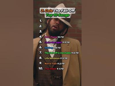 J. Cole The FallOff Top 10 Songs rap song thefalloff jcole dreamville album music ranking