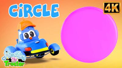 Learn Shapes with Fun Songs Circle Square Triangle Cartoon Adventure  Hector The Tractor