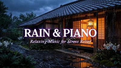 Relaxing Rain Sounds and Soft Piano Music to Fall Asleep Fast  Cure Insomnia