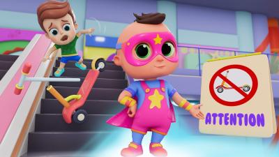 Super Baby Safety Heroes Safety Cartoons for Kids  Baby Berry Best Collection