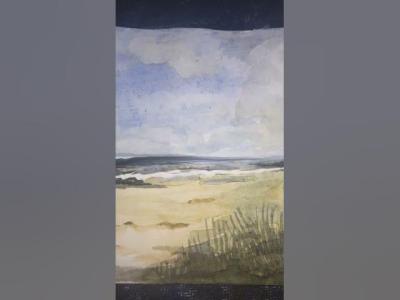 surging waves drawing to video youtubeshortsaivideo