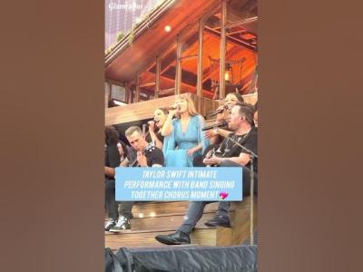 Taylor Swift Acoustic Live Moment With Background Vocals Rare Time taylorswift swifties erastour