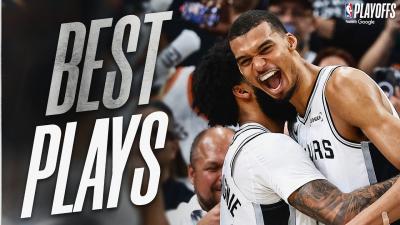 The Top Plays From Spurs 41 FirstRound Series Win vs Trail Blazers 