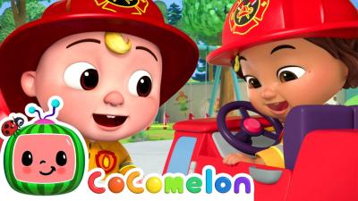 The Wheels on the Fire Truck  Cocomelon  Wheels on the BUS Songs  Nursery Rhymes for Kids