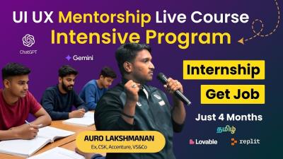 UX Online Live Class  Auro Lakshmana UX Designer