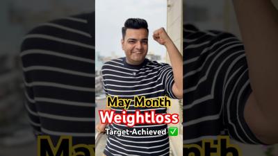 Weightloss May Month Target Completed Weightloss Journey Fat To Fit shorts weightloss gym