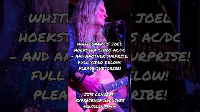 Whitesnakes JoelHoekstra CRUSHES This Acoustic ACDC Cover HoekstraGibbs Live shorts