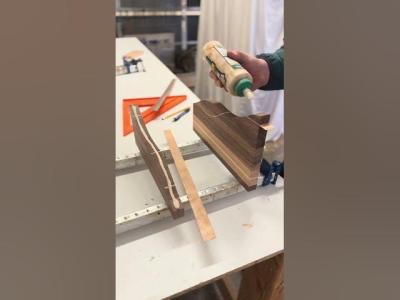Woodworking Curved Wood Inlay howto woodworking tutorial asmr craft