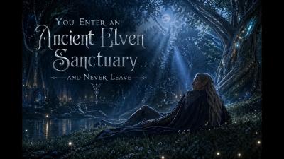 YOU ENTER AN ANCIENT ELVEN SANCTUARY AND NEVER LEAVE Ethereal Fantasy Music for Sleep Study Focus