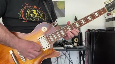 ZZtop Blue jean groove slow blues guitar solo 100 live by pro guitarist tufnall zztop