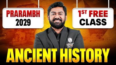 Ancient History  1st Free Class by Aasim Sir  UPSC Prarambh 2029 