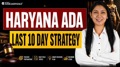Haryana ADA Last 10 Days Strategy  Do This Now