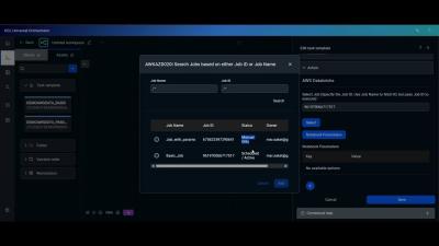 How to use Databricks on AWS integration with HCL Universal Orchestrator
