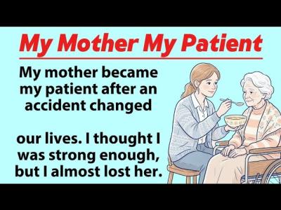 Learn English Through Story  My Mother My Patient  Graded Reader  Emotional English Story