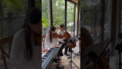 Live wedding acoustic music at The Gardens Veranda RGC wedding weddingmusic weddingevents