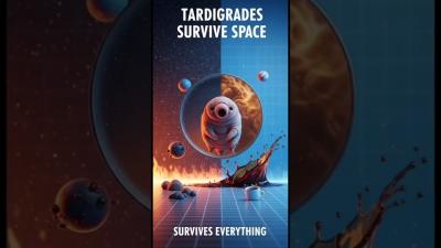 This Tiny Creature Survived SPACE Unbelievable facts science youtubeshorts shorts