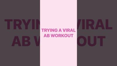 Trying A Viral Ab Workout