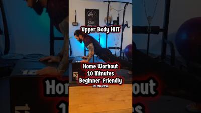 Home Workout Series  Upper Body HIIT 10 Minutes Beginner Friendly No Equipment