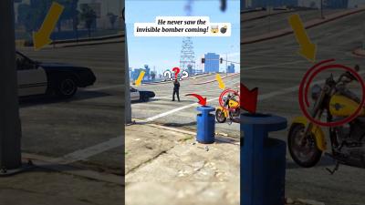 Invisible Player Trolls the Cops in GTA 5 gta5 gta