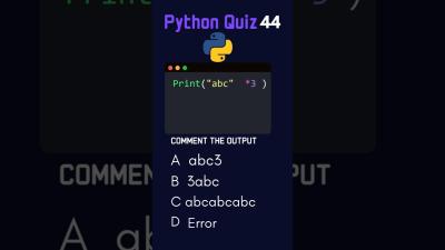 Python MCQ Test Your Brain 44 tech python